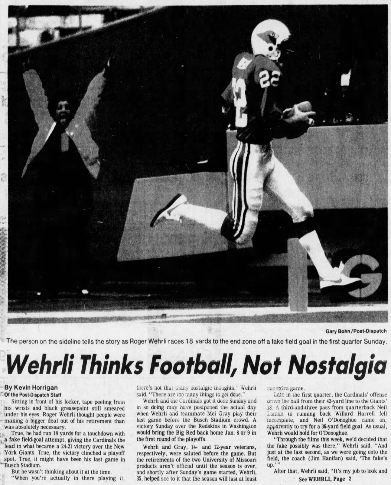 Dec. 26, 1982: Roger and out